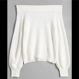 Off the shoulder sweater